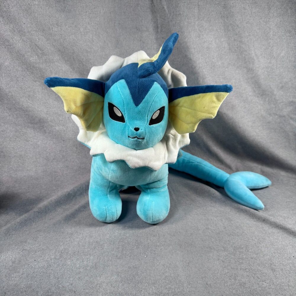 Build-A-Bear Pokemon Vaporeon Plush 16” Limited Edition 2020 Retired No Sound